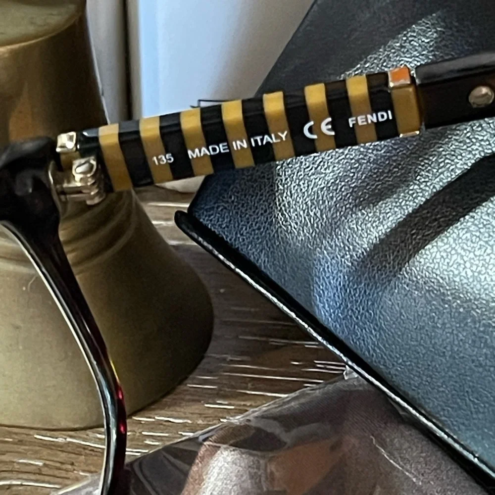 FENDI EUC Tortoise Shell F1000 214 135 Prescription Glasses
